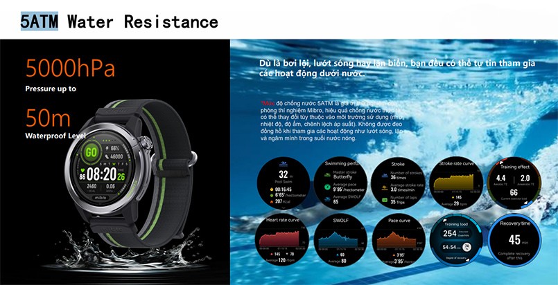 Đồng hồ thông minh Mibro GS Active 2 XPAW024 - Chính hãng