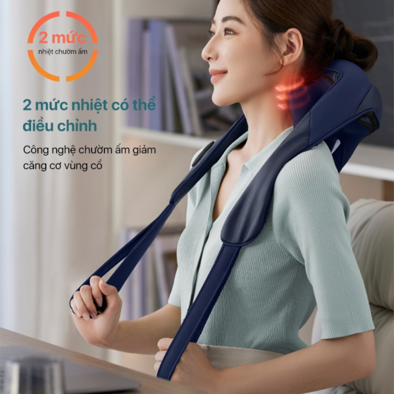 Máy massage cổ vai gáy PHILIPS PPM3522 - 2 mức nhiệt