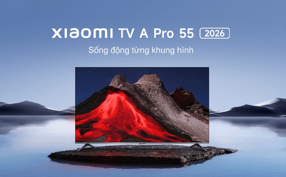 Tivi Xiaomi 55 inch A Pro Google TV QLED 2026 – Bản Quốc Tế - Chính Hãng Tivi Xiaomi 55 inch A Pro Google TV QLED 2026 – Bản Quốc Tế