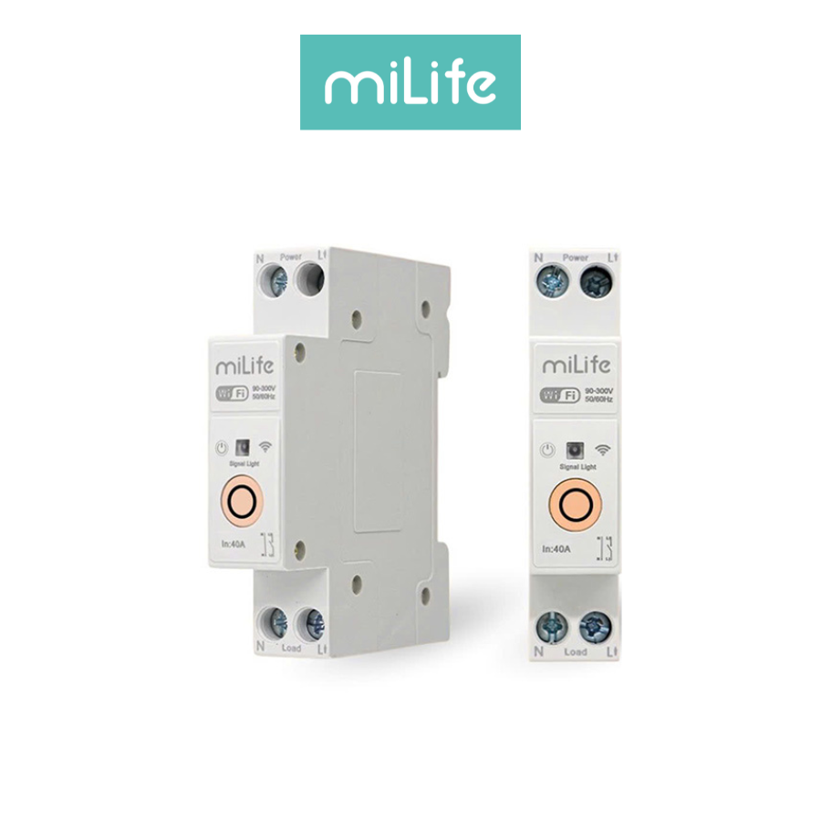 Aptomat CB thông minh Wifi miLife 40A - Chính hãng Aptomat CB thông minh Wifi miLife 40A