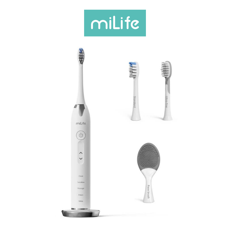 Bàn chải điện miLife tích hợp máy rửa mặt - Chính hãng Bàn chải điện miLife tích hợp máy rửa mặt