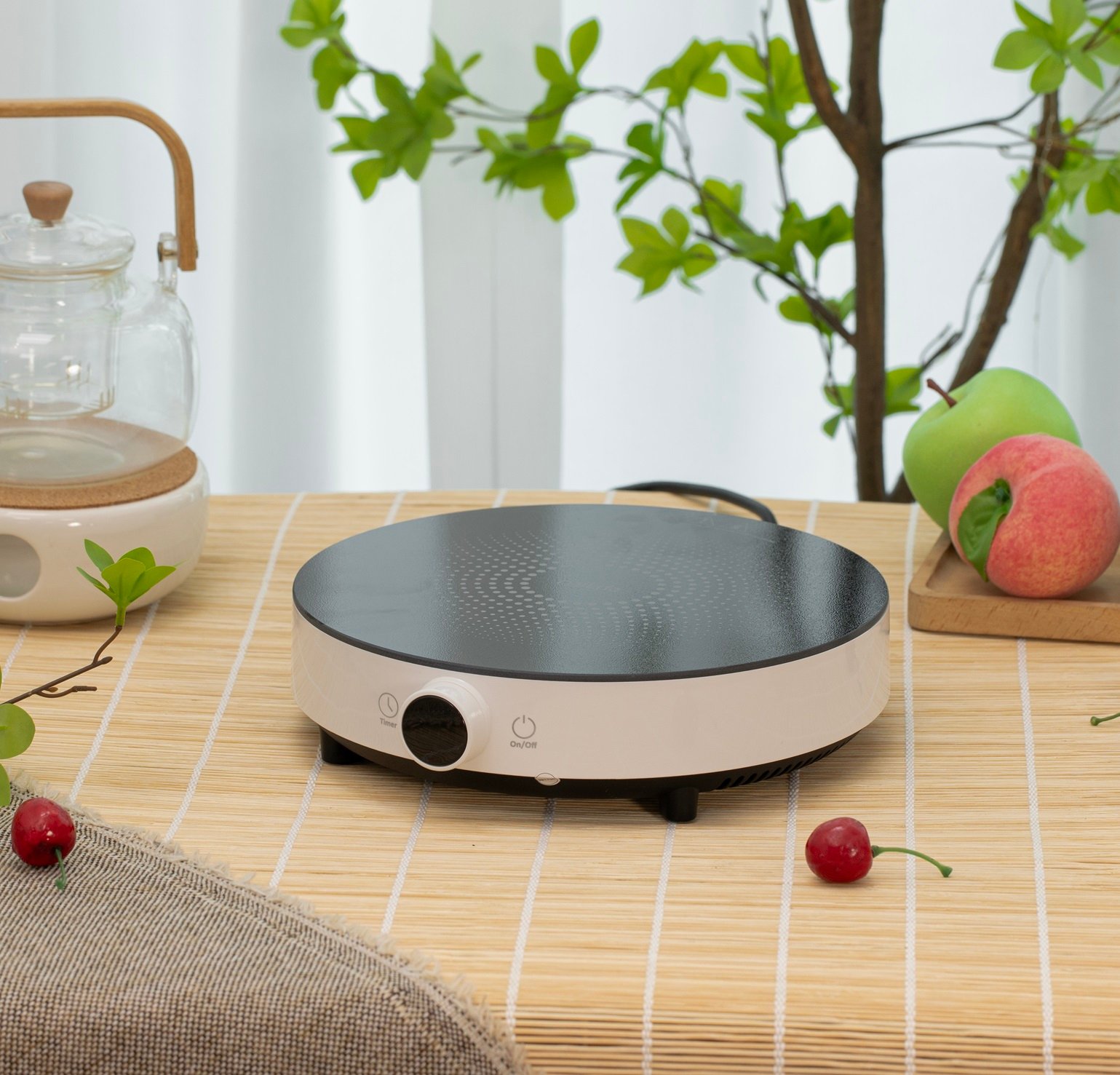 Bếp từ đơn miLife N2 tròn 9 mức nhiệt - Chính hãng Bếp từ đơn miLife N2