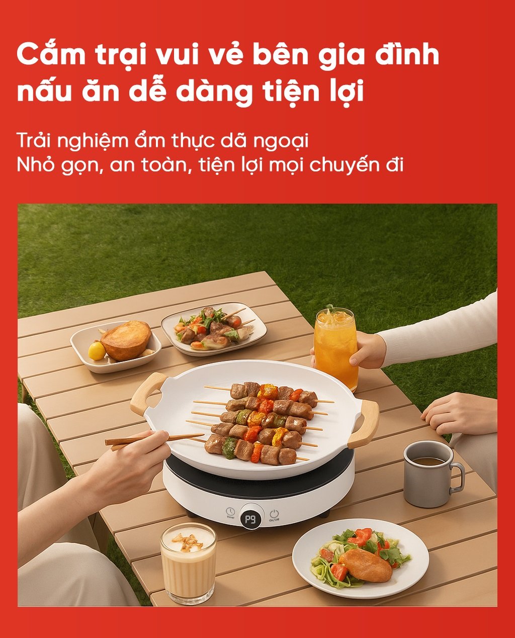 Bếp từ đơn miLife N2 tròn 9 mức nhiệt - Chính hãng Bếp từ đơn miLife N2 tính ứng dụng cao