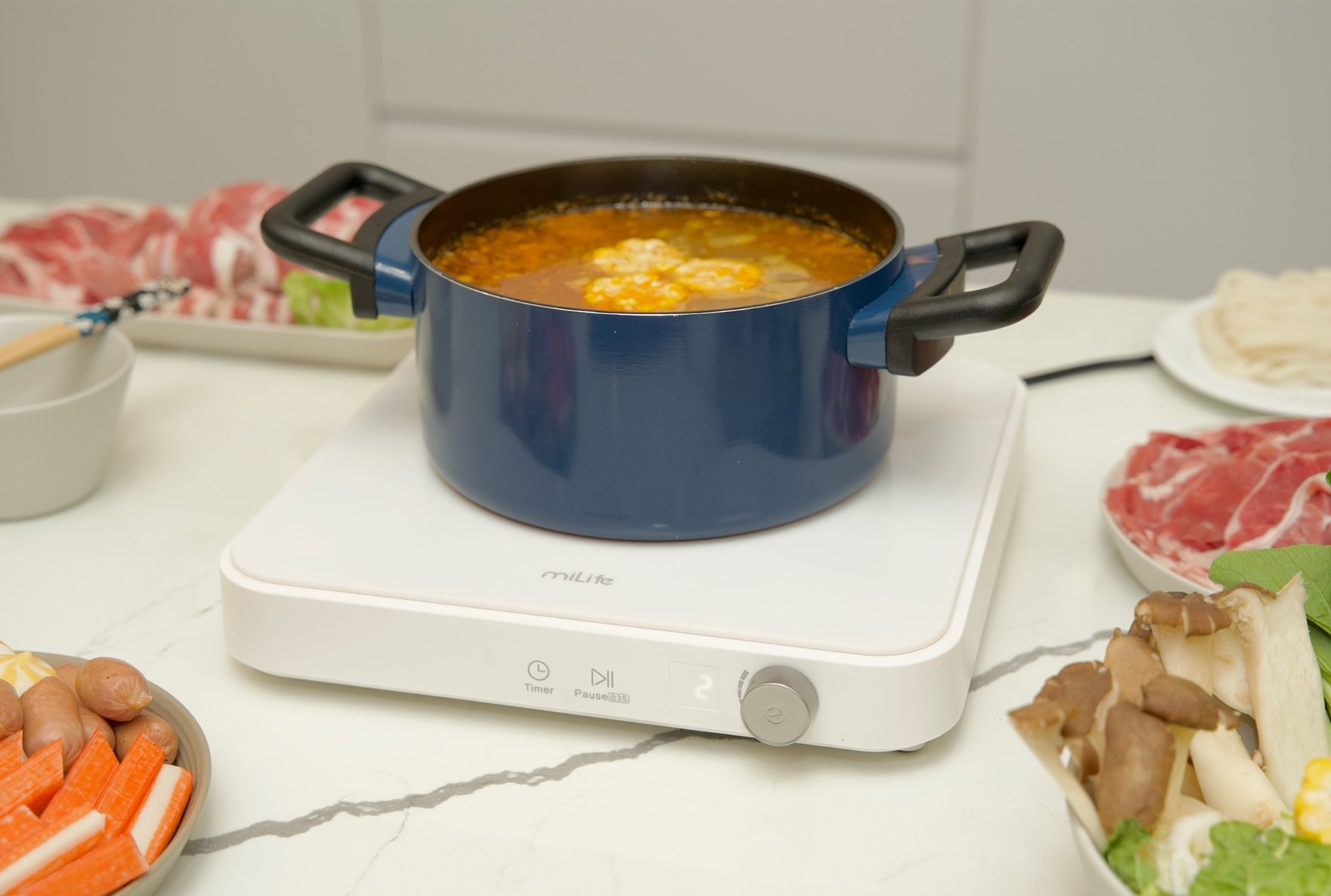 Bếp từ đơn miLife N3 vuông 10 mức nhiệt - Chính hãng Bếp từ đơn miLife N3 vuông