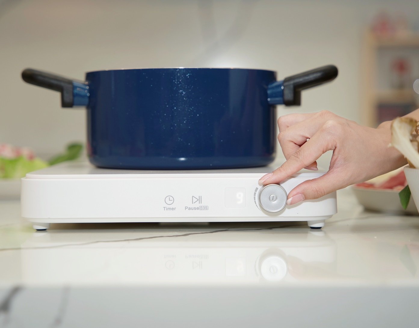 Bếp từ đơn miLife N3 vuông 10 mức nhiệt - Chính hãng Bếp từ đơn miLife N3 vuông