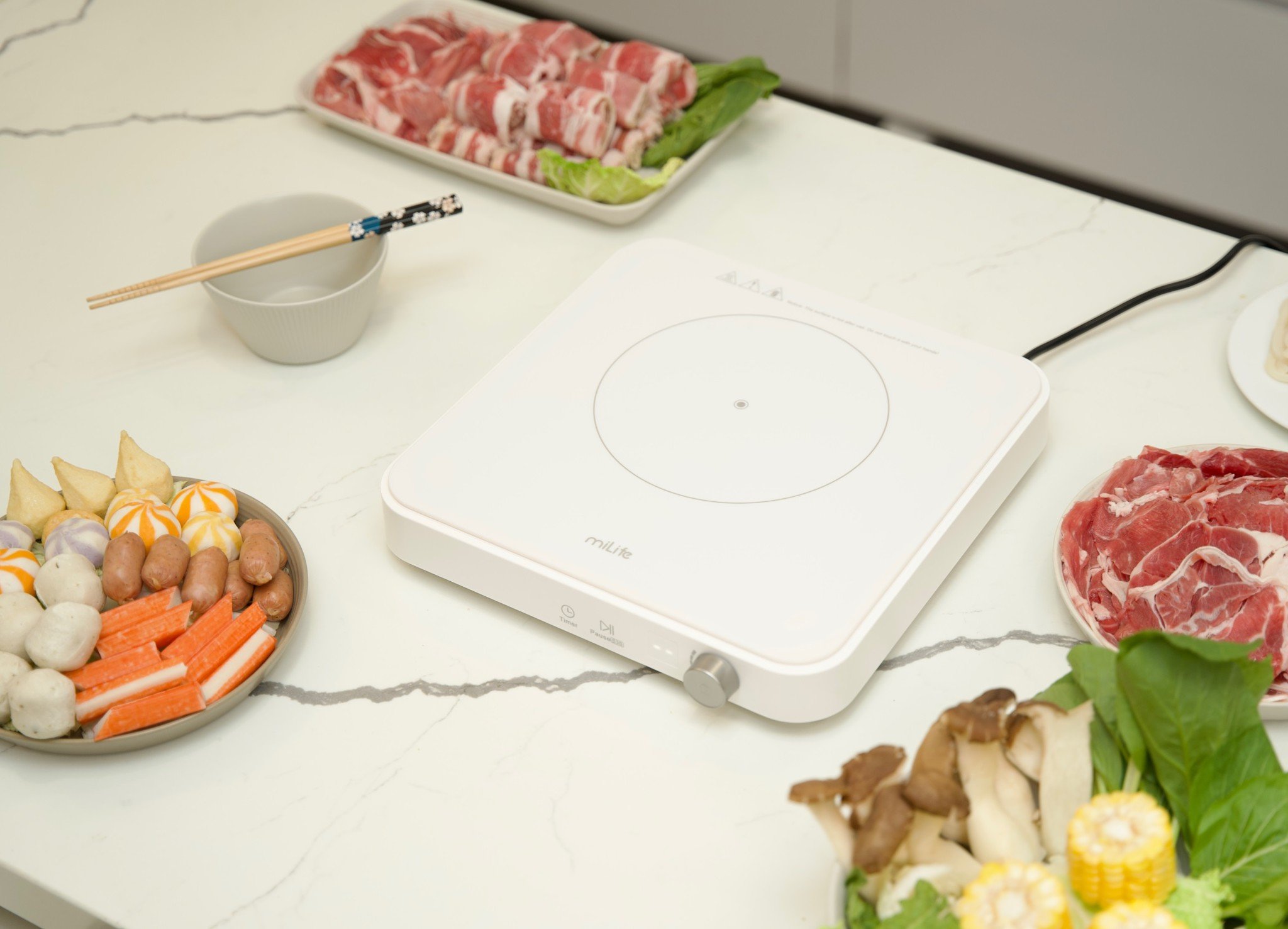 Bếp từ đơn miLife N3 vuông 10 mức nhiệt - Chính hãng Bếp từ đơn miLife N3 vuông