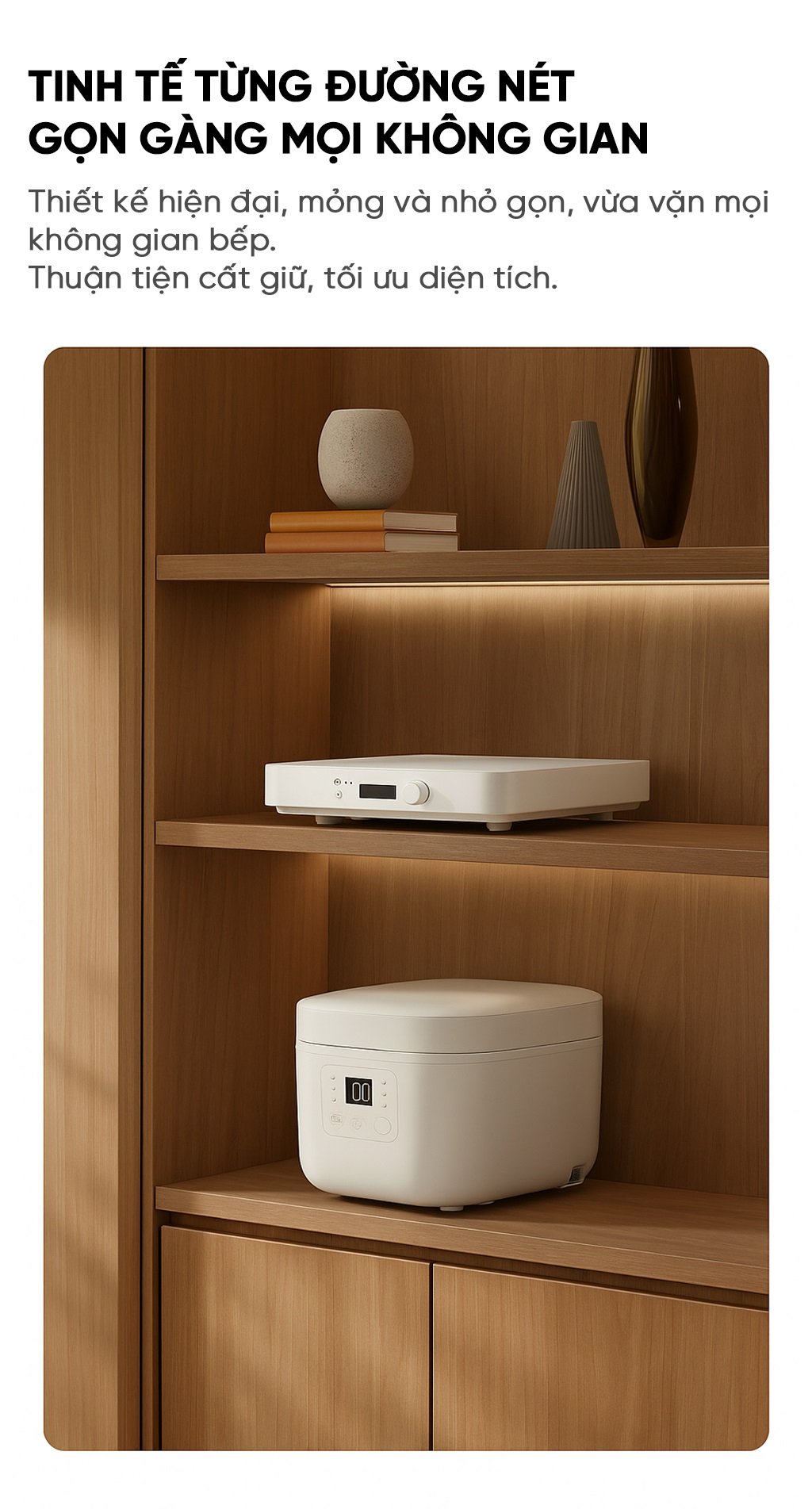 Bếp từ đơn miLife N3P vuông 99 mức nhiệt - Chính hãng Bếp từ đơn miLife N3P nhỏ gọn vừa vặn