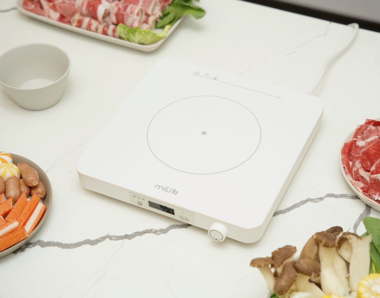 Bếp từ đơn miLife N3P vuông 99 mức nhiệt - Chính hãng Bếp từ đơn miLife N3P