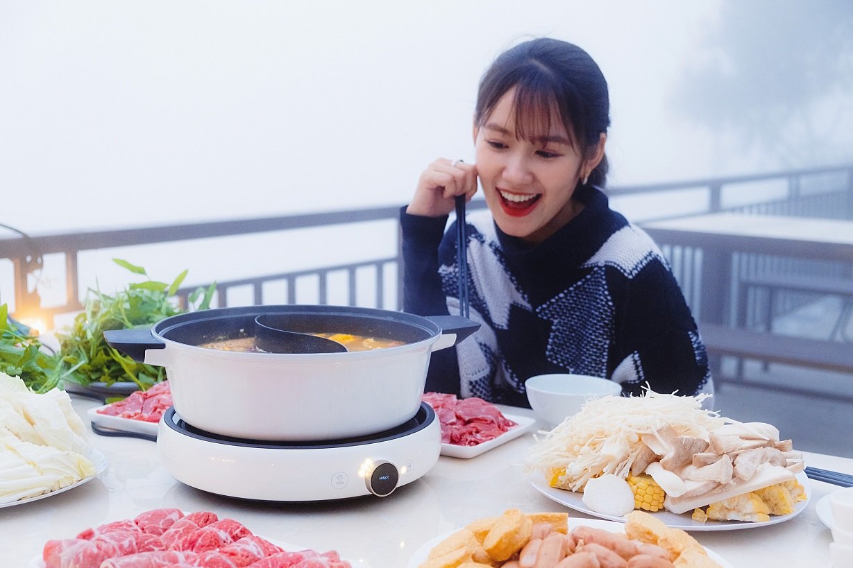 Bếp từ tròn miLife LFT011 với 99 mức nhiệt - Chính hãng Bếp từ tròn miLife LFT011