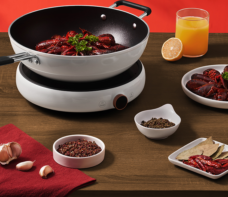 Bếp từ tròn miLife LFT011 với 99 mức nhiệt - Chính hãng Bếp từ tròn miLife LFT011