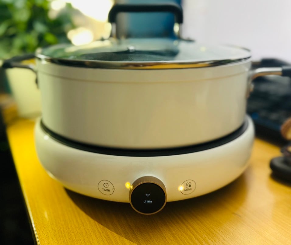 Bếp từ tròn miLife LFT011 với 99 mức nhiệt - Chính hãng Bếp từ tròn miLife LFT011