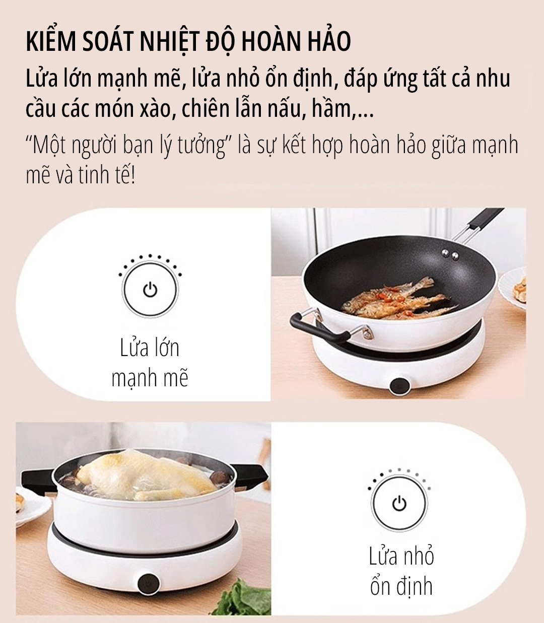 Bếp từ Xiaomi miLife Youth Lite 9 mức nhiệt - Chính hãng Bếp từ Xiaomi miLife Youth Lite 9 mức nhiệt kiểm soát nhiệt độ hoàn hảo