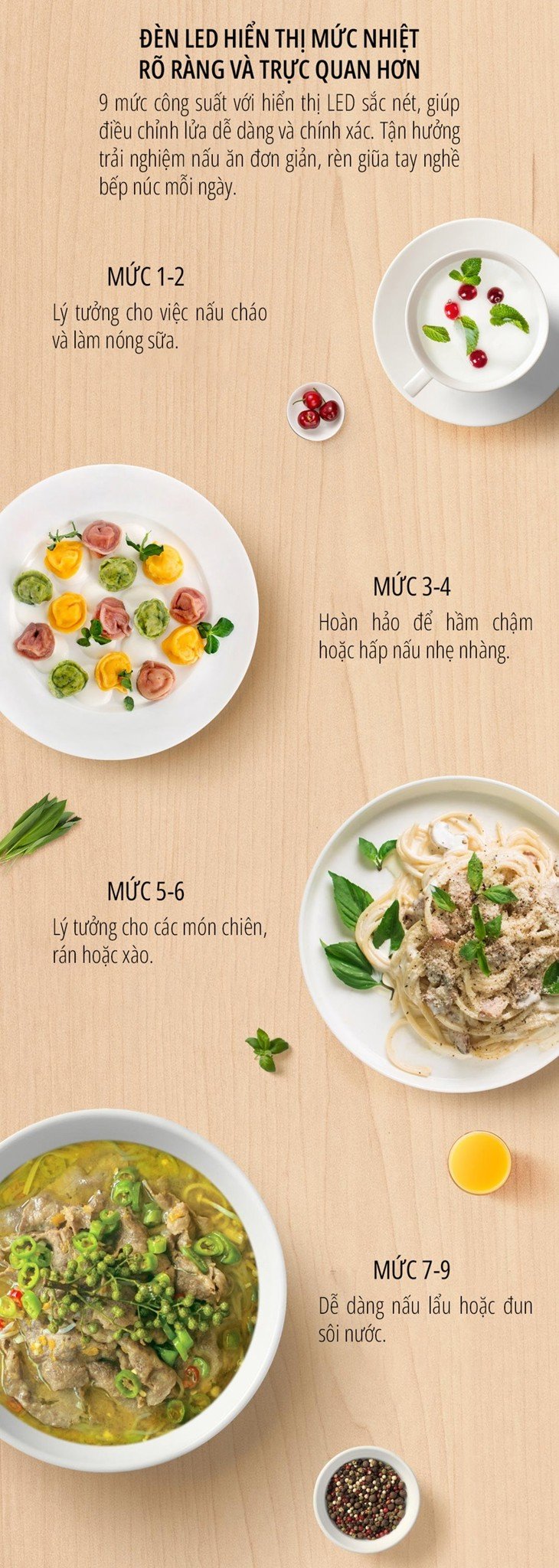 Bếp từ Xiaomi miLife Youth Lite 9 mức nhiệt - Chính hãng Bếp từ Xiaomi miLife Youth Lite 9 mức nhiệt sử dụng đa dạng